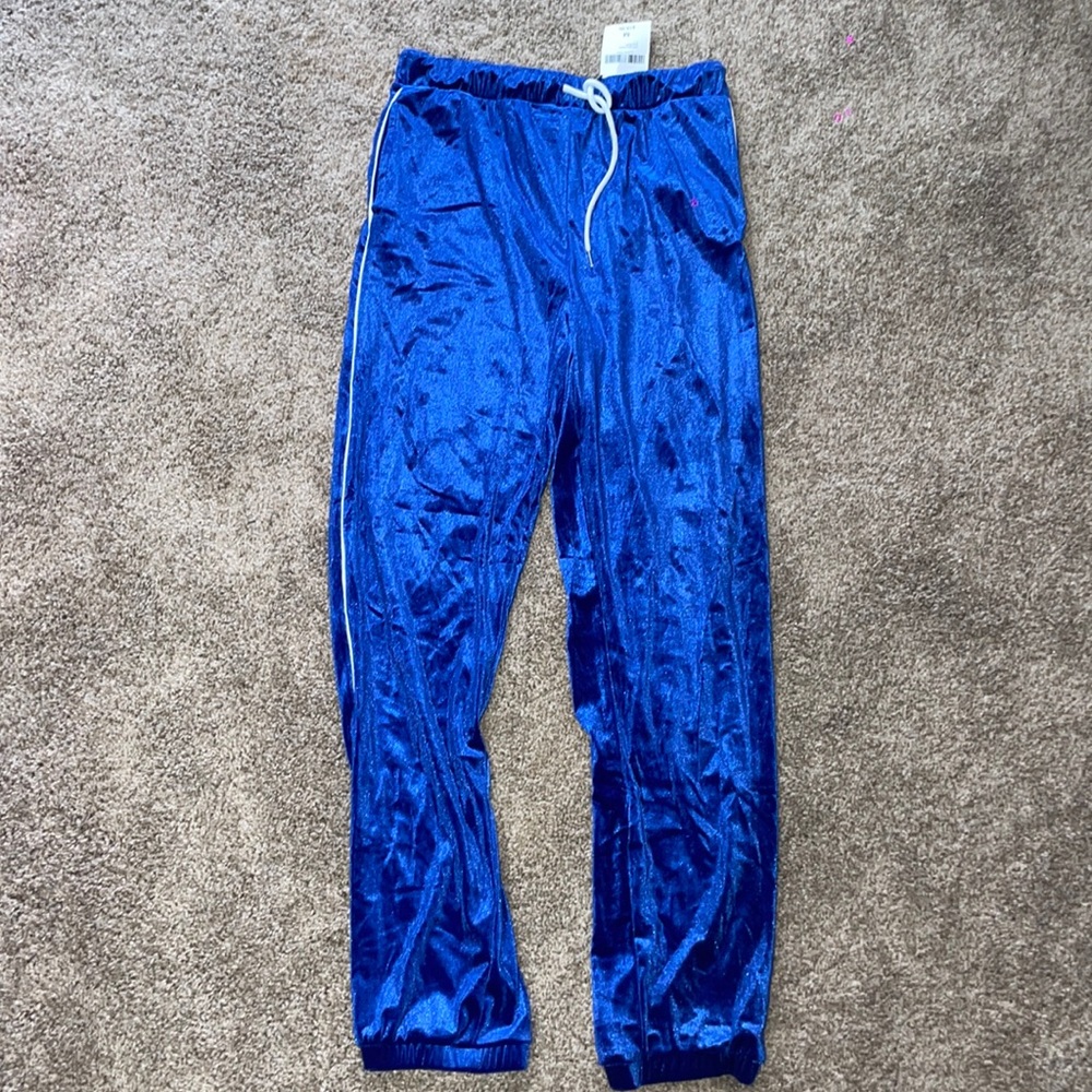 Velvet joggers